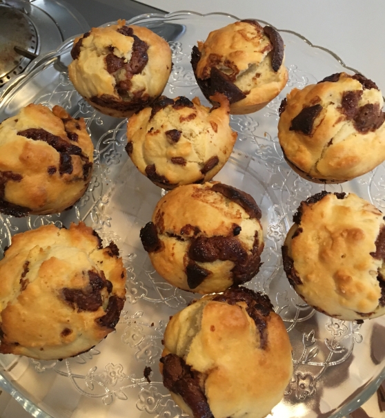 Chocolate Chunk Easter Muffins 